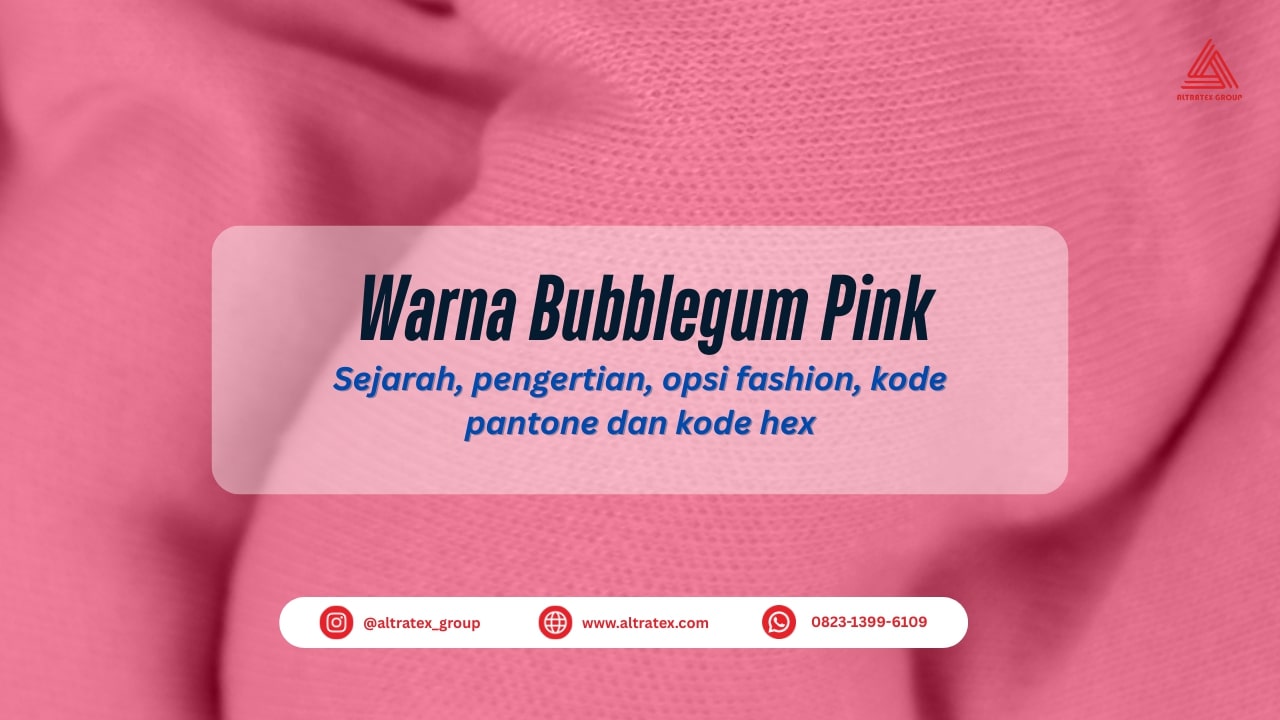 Bubblegum Pink: Warna Ceria yang Menggambarkan Energi, Gaya, dan Keceriaan!
